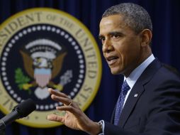 Barack Obama anunció que el pacto fiscal para evitar el “abismo fiscal' está a la vista, pero no está completo. AP  /