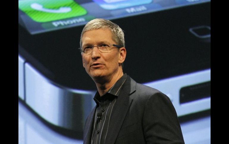 Tim Cook, ejecutivo ''sénior'' (con tilde) de Apple. ARCHIVO  /