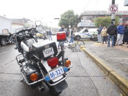 El ciclista se vio involucrado en el accidente vial, en el cruce de las calles 56 y Jesús Urueta, en el barrio de San Juan Bosco. EL INFORMADOR /