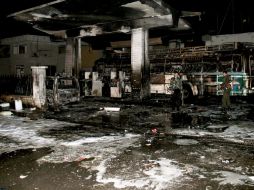 El atentado tuvo lugar en el distrito de Barzeh al-Balad, cuyos habitantes son una mezcla de musulmanes sunitas. EFE  /