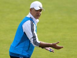 El ''Vasco'' tomó a un equipo en problemas y desde su llegada ha sumado tres empates. ARCHIVO  /