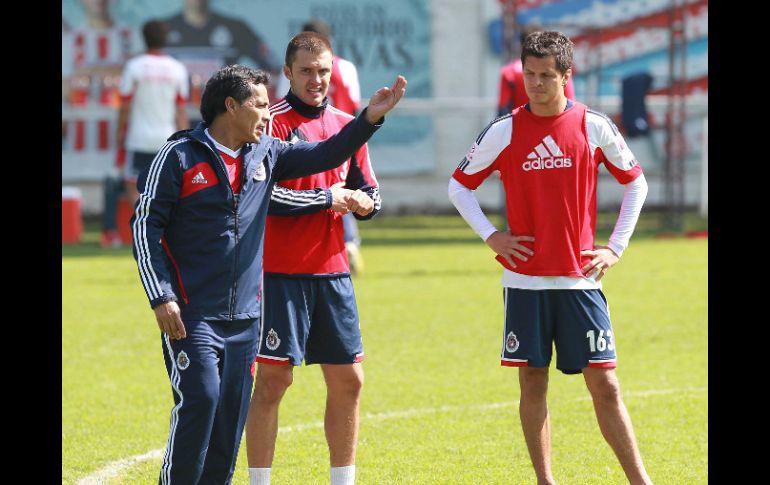 En el segundo entrenamiento que realizó Benjamín Galindo con Chivas. ARCHIVO EL INFORMADOR /