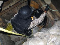 La PGR y la DEA coadyuvarán en investigaciones del caso a fin de establecer qué organización delictiva está detrás de la construcción. SUN /