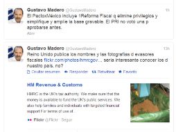 El líder panista se pronunció a favor de la publicación de nombres y fotografías de los evasores fiscales. ESPECIAL /