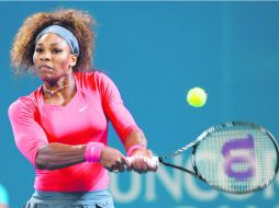 Rápida. Serena Williams inclinó la final a su favor en sólo 50 minutos; triunfó con parciales de 6-2 y 6-1. AFP /