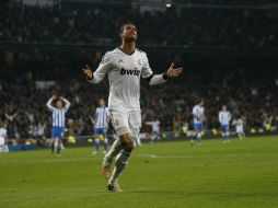 Un doblete del delantero ayudó a que su equipo no cayera en casa ante la Real Sociedad. REUTERS /