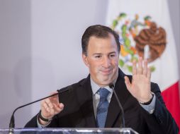 El secretario de Relaciones Exteriores, José Antonio Meade llamó a dar seguimiento a ejes planteados por Peña Nieto. XINHUA /