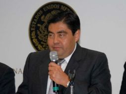 Luis Miguel Barbosa, senador por Puebla. ARCHIVO /