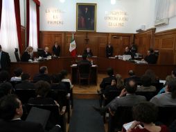 El pleno de la Corte elegirá entre ellos a 45 candidatos para integrar las 15 ternas que se propondrán al Senado de la República. ARCHIVO /