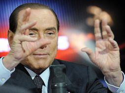 Berlusconi dijo que preferiría ser ministro  de Economía. EFE /