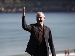Berger, durante la presentación de ''Blancanieves'' en San Sebastián. ARCHIVO /