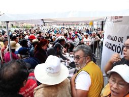 Inicio del proceso de afiliación del Movimiento de Regeneración Nacional (Morena). SUN /