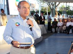 Felipe Calderón Hinojosa ha recibido fuertes críticas por parte de estudiantes y académicos de la prestigiada universidad. ARCHIVO /