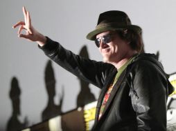 Tarantino tenía previsto llegar unos días antes del estreno nacional que sería el 18 de enero. ARCHIVO /