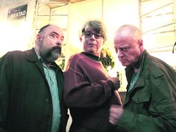 TRÍO PODEROSO. Eduardo Rodríguez, actor, Ricardo Delgadillo, director, y Juan Romo, actor. EL INFORMADOR /