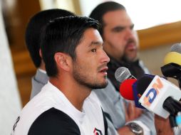 El centrocampista chileno fue presentado hoy como el último refuerzo rojinegro. EL INFORMADOR /