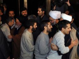 Los iraníes fueron liberados luego de cinco meses en manos de insurgentes. XINHUA /