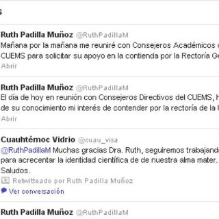Ruth Padilla anuncia que aspirará a la rectoría de la UdeG