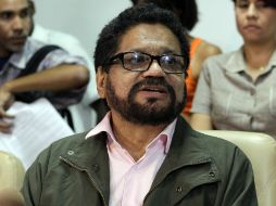 El jefe negociador de las FARC, Iván Márquez, indicó sólo podría haber un cese al fuego bilateral. EFE /