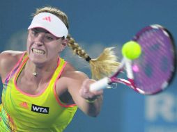 Avanza. La alemana Angelique Kerber venció a la rusa Svetlana Kuznetsova. EFE /