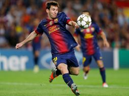 El Barcelona comandado por Messi aspira a cerrar la primera mitad de la liga con 55 puntos. AP /