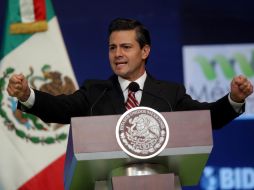 El Presidente Enrique Peña Nieto sostuvo que entre los mexicanos hay un ambiente de esperanza renovada. ARCHIVO /