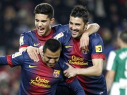 El cuadro culé se medirá ante el Málaga en los cuartos de final de la Copa del Rey. REUTERS /