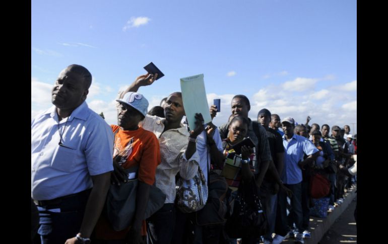 Regresaron desde República Dominicana por medio de los programas de la OIM. REUTERS /