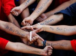 Venezolanos bajo el lema de 'Yo soy Chávez', apoyaron al presidente que no pudo asumir su tercer mandato. REUTERS /