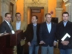 Legisladores locales se reúnen con secretarios General de Gobierno y de Finanzas para tratar el crédito que solicitó el gobernador.  /