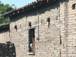 Casas. Bellas viviendas de abobe y piedra prevalecen en este poblado.  /