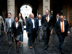 Enrique Alfaro visitó el Palacio Municipal de Guadalajara. ARCHIVO /