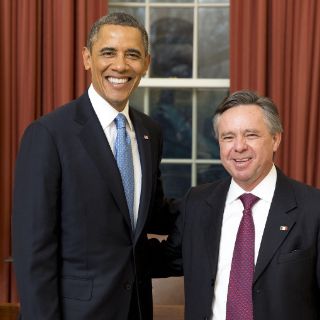 Obama recibe cartas credenciales de Medina Mora