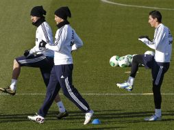 El equipo blanco realizó este día su último día de entrenamiento de cara al partido ante el cuadro ''naranjero''. REUTERS /