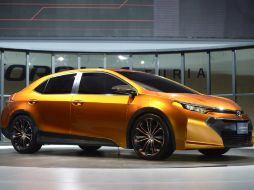 El Toyota Corolla Furia concept car fue presentado en el Salón Internacional del Automóvil de Detroit, Michigan. EFE /