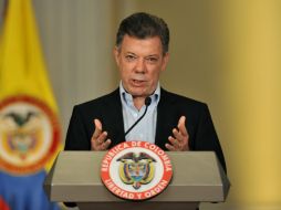 El mandatario colombiano Juan Manuel se sometióa exámenes de control que revelaron que no existen células cancerígenas en su organismo. AFP /