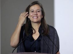 Margarita Zavala, esposa del ex presidente Felipe Calderó. ARCHIVO /