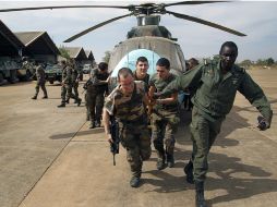 Los militares que están ahora en Malí han llegado esencialmente de países vecinos en los que Francia cuenta con bases. AP /