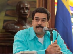 Nicolás Maduro, presidiendo el acto de instalación del Consejo Federal de Gobierno, en la ciudad de Caracas. XINHUA /