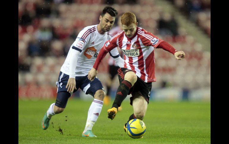 Sunderland cayó 0-2 ante el Bolton Wanderers con doblete de Sordell. AFP /