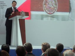 El Presidete, Enrique Peña Nieto, afirma que México será aliado de las empresas e inversiones globales que confían en el país. NTX /
