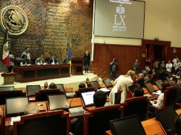 El coordinador de la fraccion priista, Miguel Castro Reynoso, reiteró la necesidad de revisar las finanzas del Estado. EL INFORMADOR /