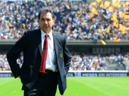 Mario Carrillo dirigió a Pumas durante el Apertura 2012. MEXSPORT /