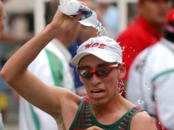 La imagen de Noé Hernández compitiendo quedará guardada en la memoria de los aficionados. EFE /