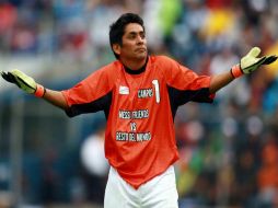 Jorge Campos apareció en la posición número 26 de la lista. MEXSPORT /