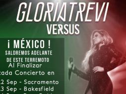 La cantante hará una donación a beneficio de la Brigada de Rescate Topos y sus rescatistas voluntarios.