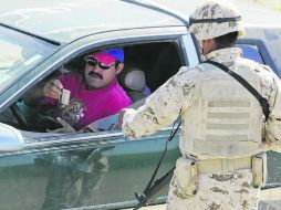 Sin cambios.Los militares siguen patrullando las zonas más peligrosas del país,como en la administración de Felipe Calderó.n SUN /