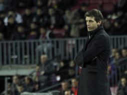 Vilanova apoya la decisión de su jugador, quien desea dejar al Barcelona dentro de dos años. REUTERS /