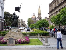 El próximo 5 de febrero, la Plaza Tapatía conmemora 31 años de su fundación durante el Gobierno de Flavio Romero de Velasco. ARCHIVO /
