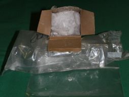 El arrestado se limitó a mencionar que le pagarían 10 mil pesos por vender la droga.  /